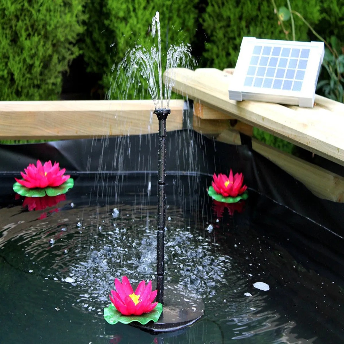 10V 2W Solar Power Fountain Water Pump Panel Kit