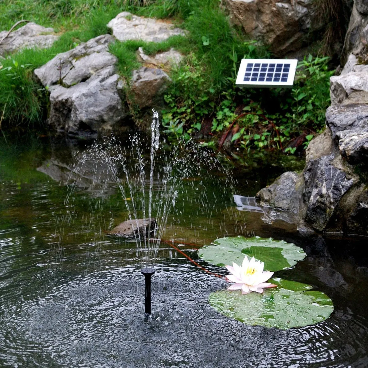 10V 2W Solar Power Fountain Water Pump Panel Kit