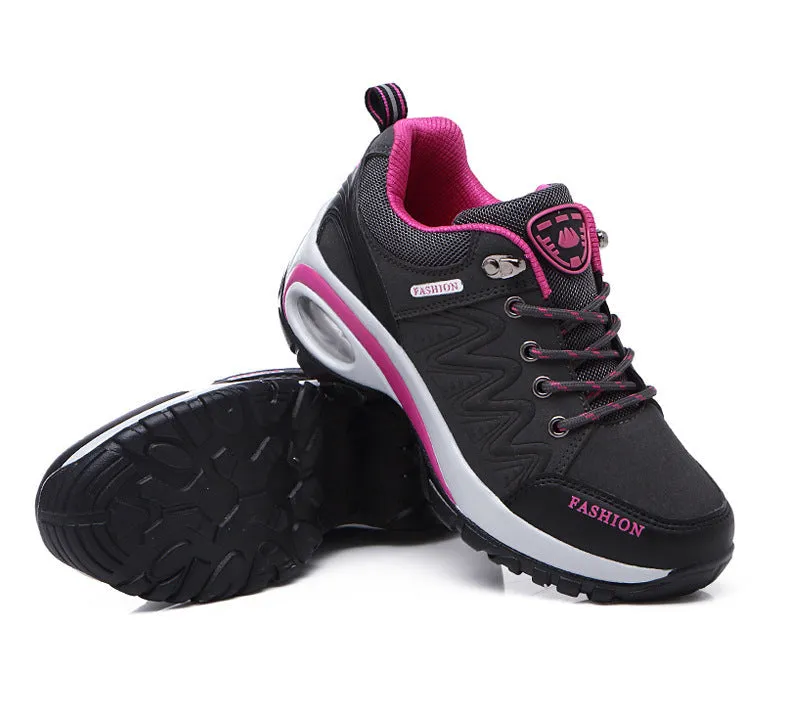 2024 New Air Cushion Shoes Air Cushion Running Shoes Women's Elevated Soft Sole Shock Absorbing Sports Versatile Thick Sole Casual Shoes
