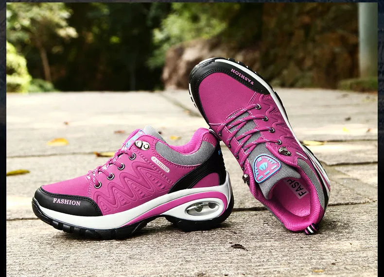 2024 New Air Cushion Shoes Air Cushion Running Shoes Women's Elevated Soft Sole Shock Absorbing Sports Versatile Thick Sole Casual Shoes