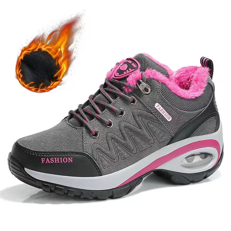 2024 New Air Cushion Shoes Air Cushion Running Shoes Women's Elevated Soft Sole Shock Absorbing Sports Versatile Thick Sole Casual Shoes