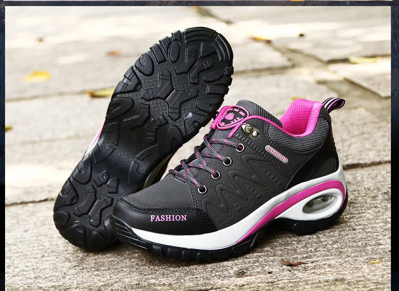 2024 New Air Cushion Shoes Air Cushion Running Shoes Women's Elevated Soft Sole Shock Absorbing Sports Versatile Thick Sole Casual Shoes
