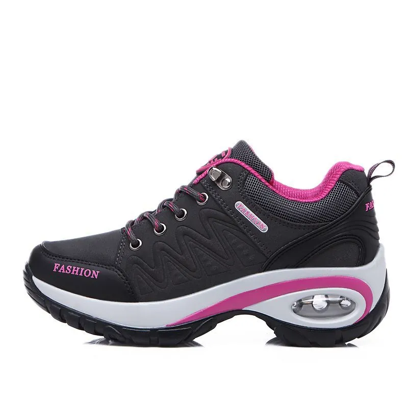 2024 New Air Cushion Shoes Air Cushion Running Shoes Women's Elevated Soft Sole Shock Absorbing Sports Versatile Thick Sole Casual Shoes