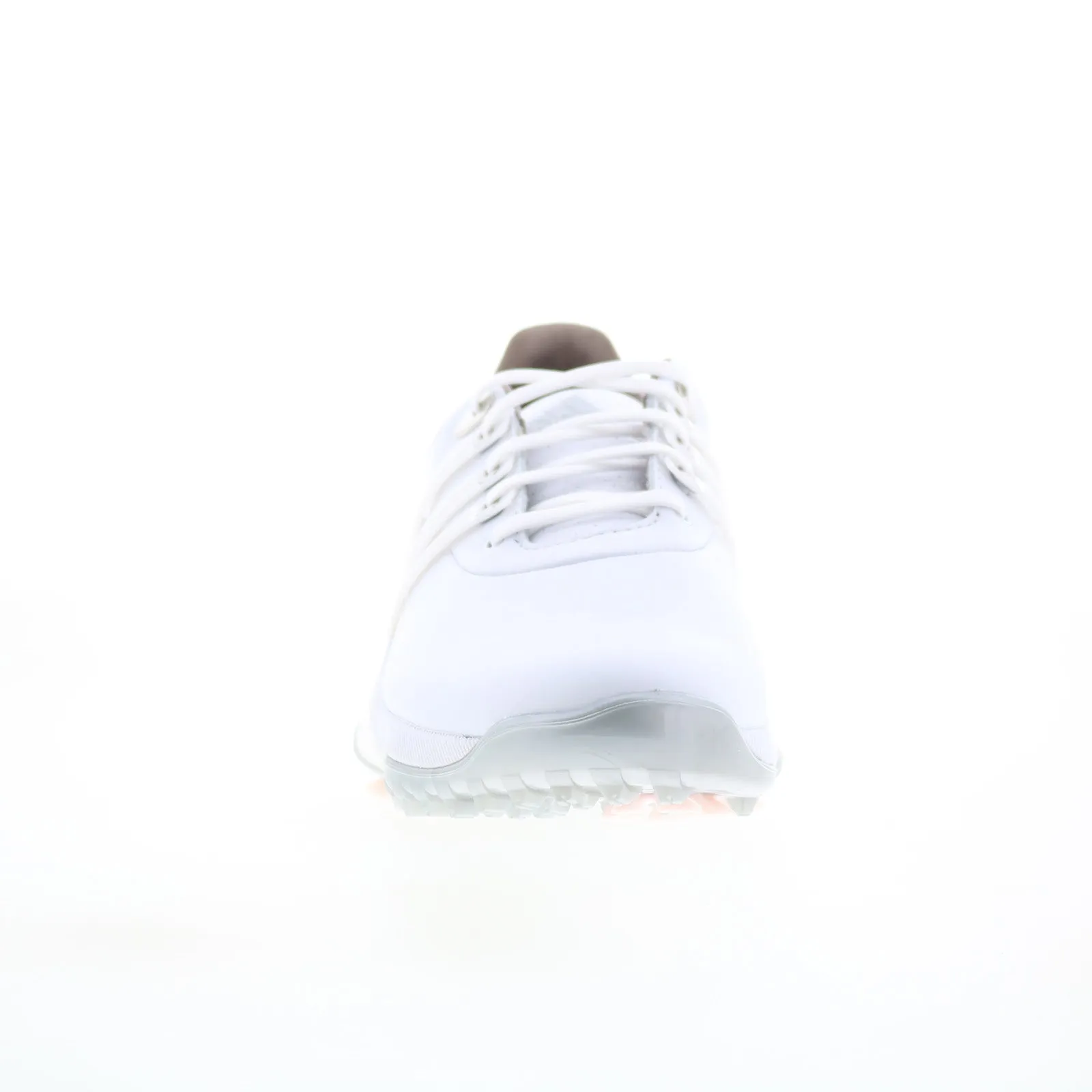 Adidas Tour360 22 GV9662 Womens White Leather Lace Up Athletic Golf Shoes