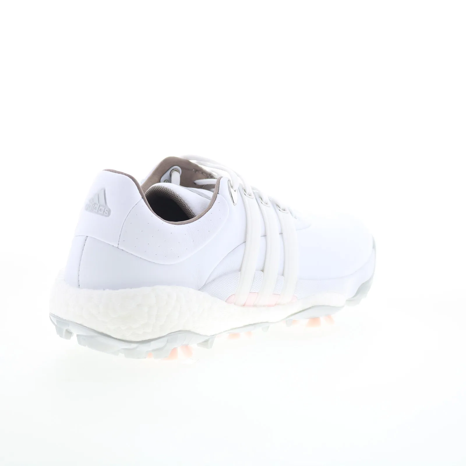Adidas Tour360 22 GV9662 Womens White Leather Lace Up Athletic Golf Shoes