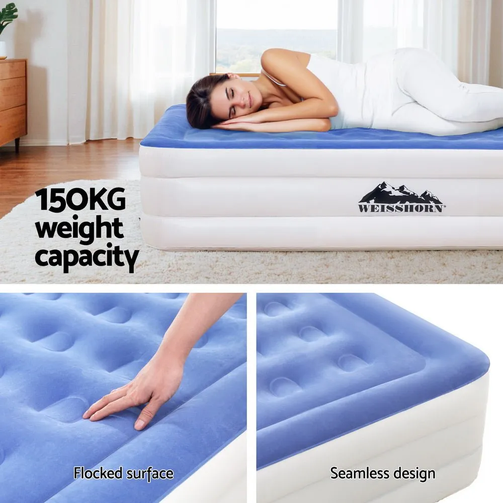 Air Mattress Single Inflatable Bed 46cm Cube Airbed