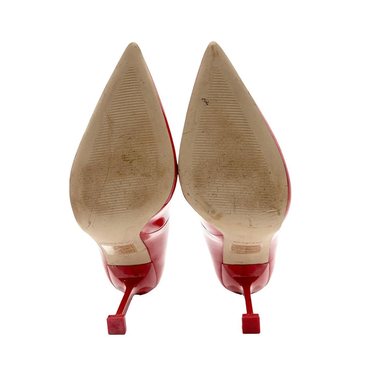 Aldo Pump High-Heel Shoes Patent Leather Red Colour For Women