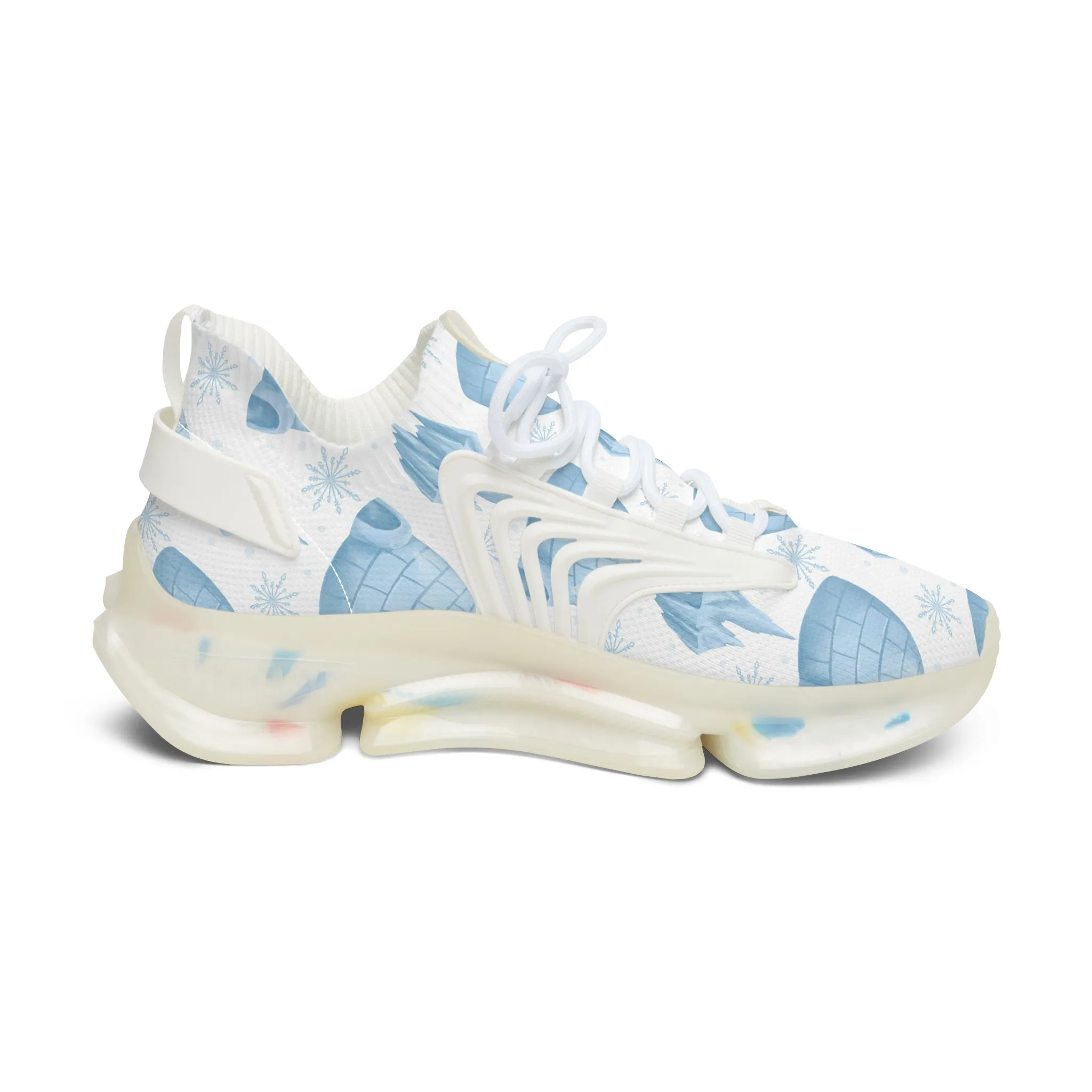 Arctic Ice House Eskimo Women's Mesh Sneakers