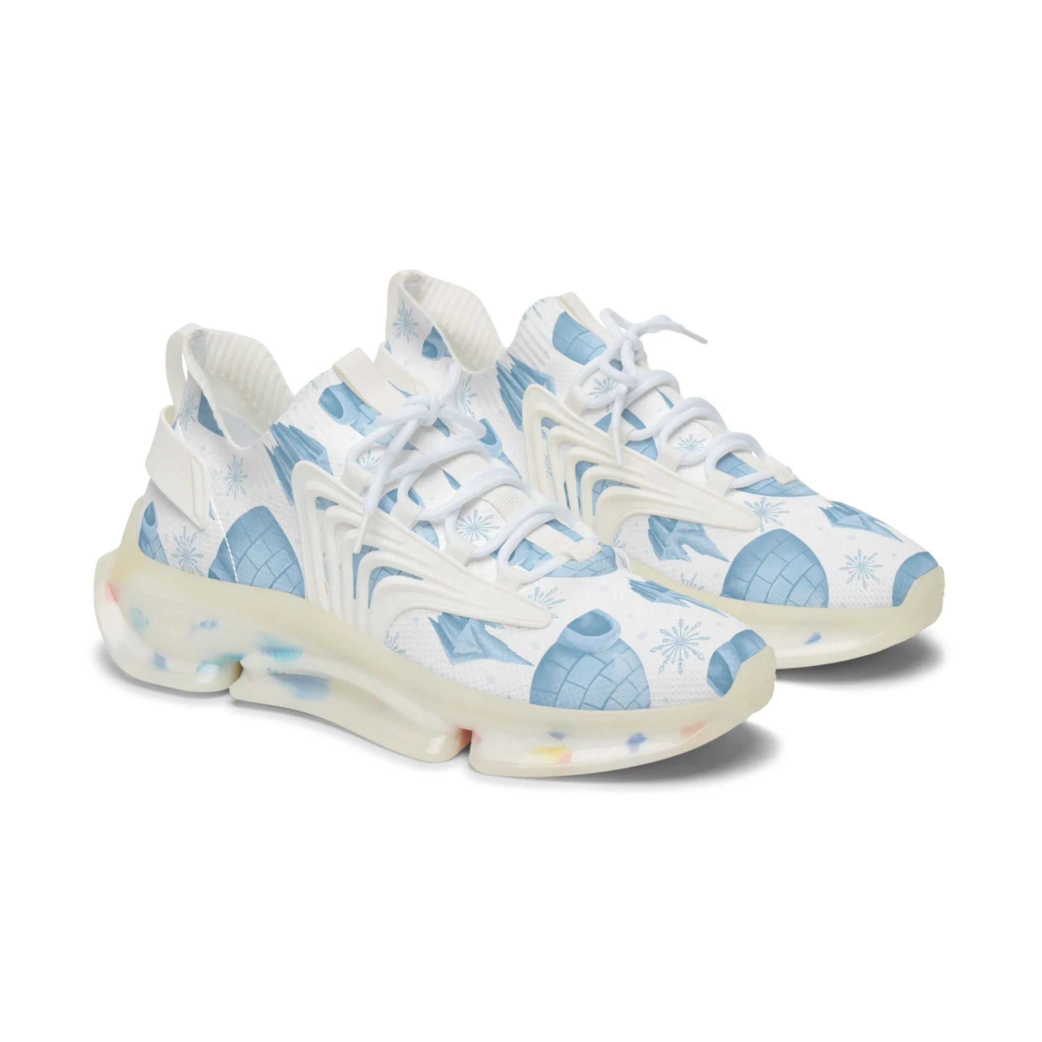 Arctic Ice House Eskimo Women's Mesh Sneakers