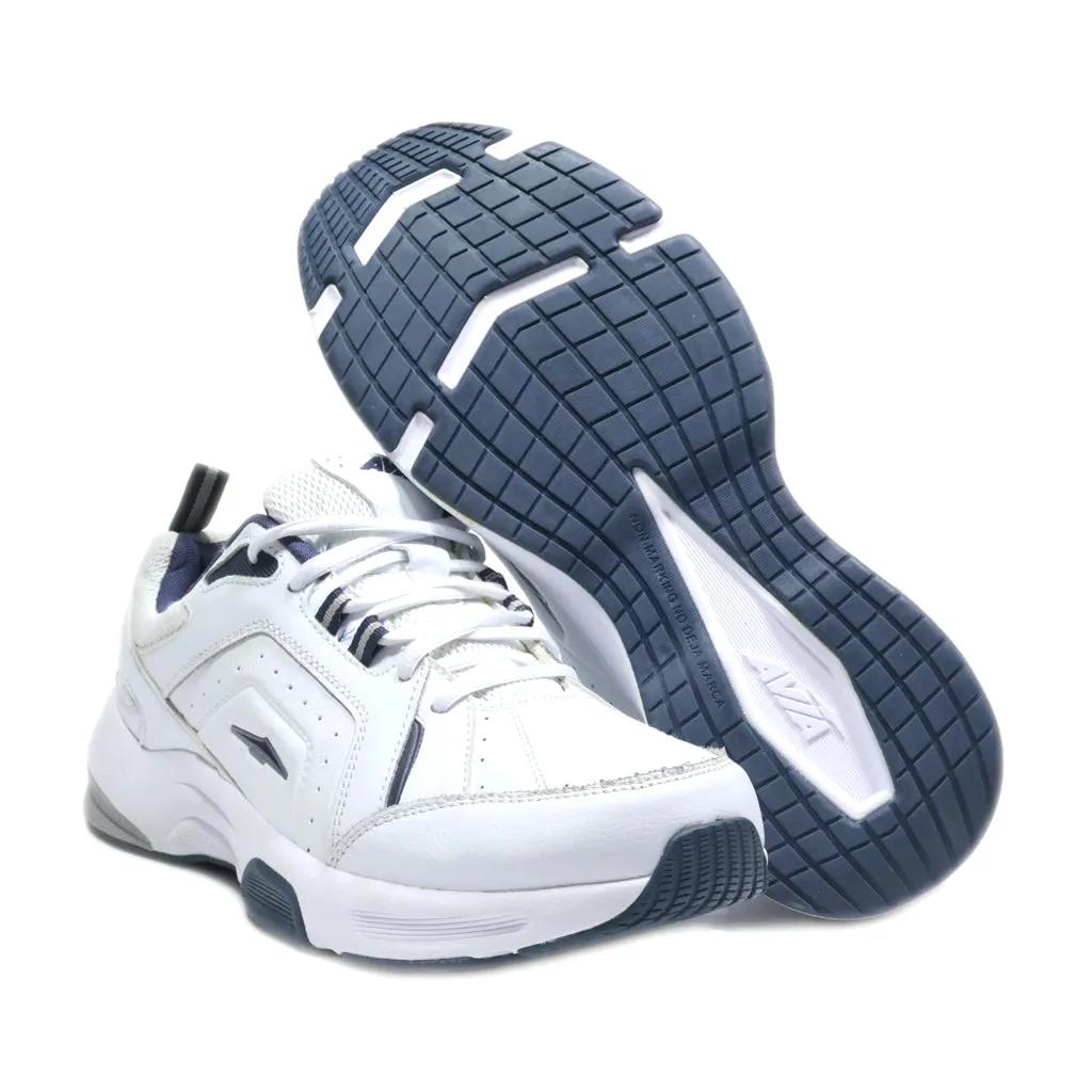 Avia Wide Width Sport Shoes Leather White Colour For Women
