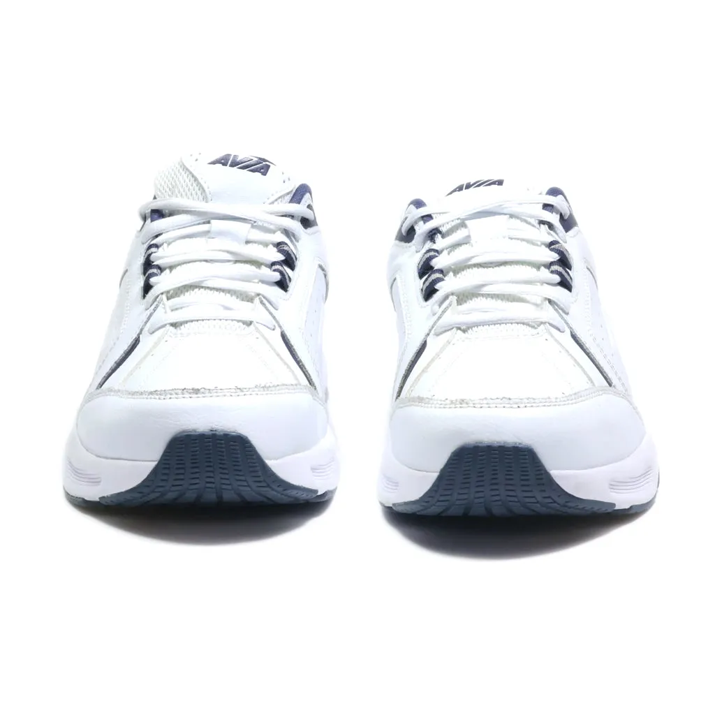 Avia Wide Width Sport Shoes Leather White Colour For Women