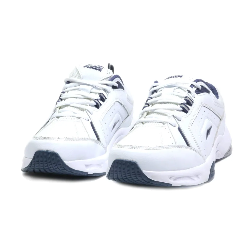 Avia Wide Width Sport Shoes Leather White Colour For Women