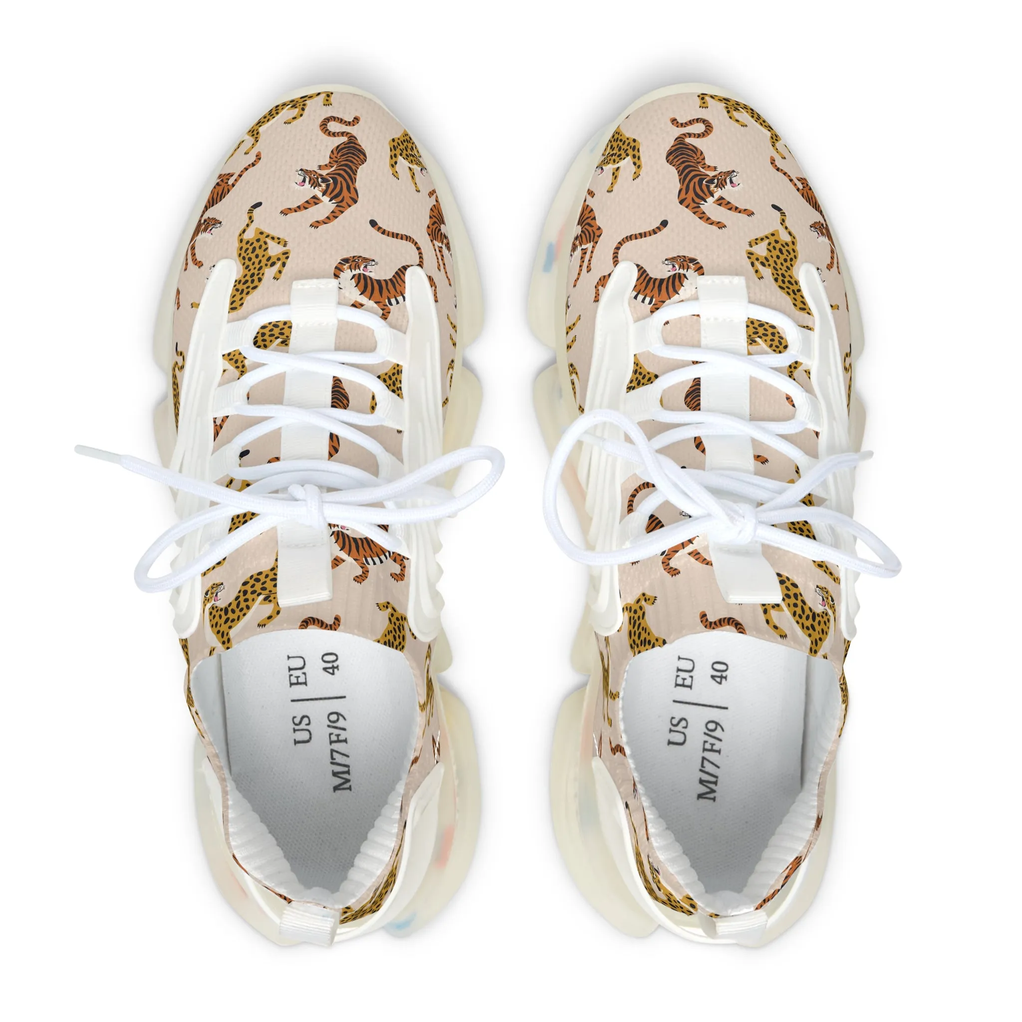 Bengal Tiger Women's Mesh Sneakers