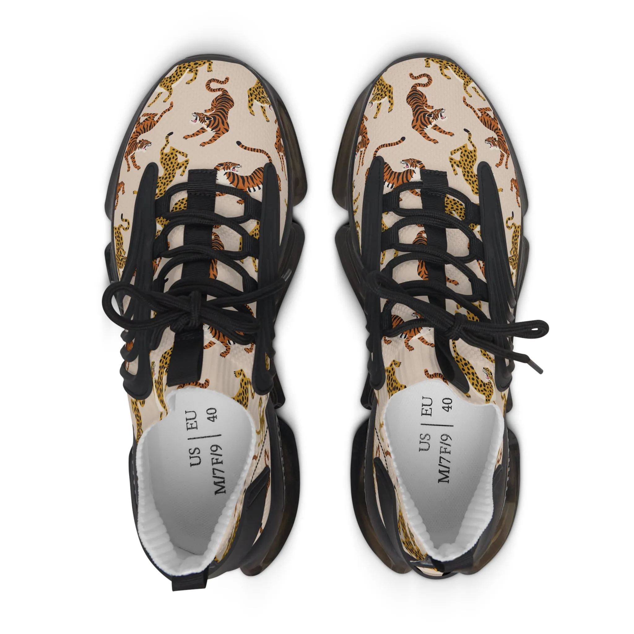 Bengal Tiger Women's Mesh Sneakers