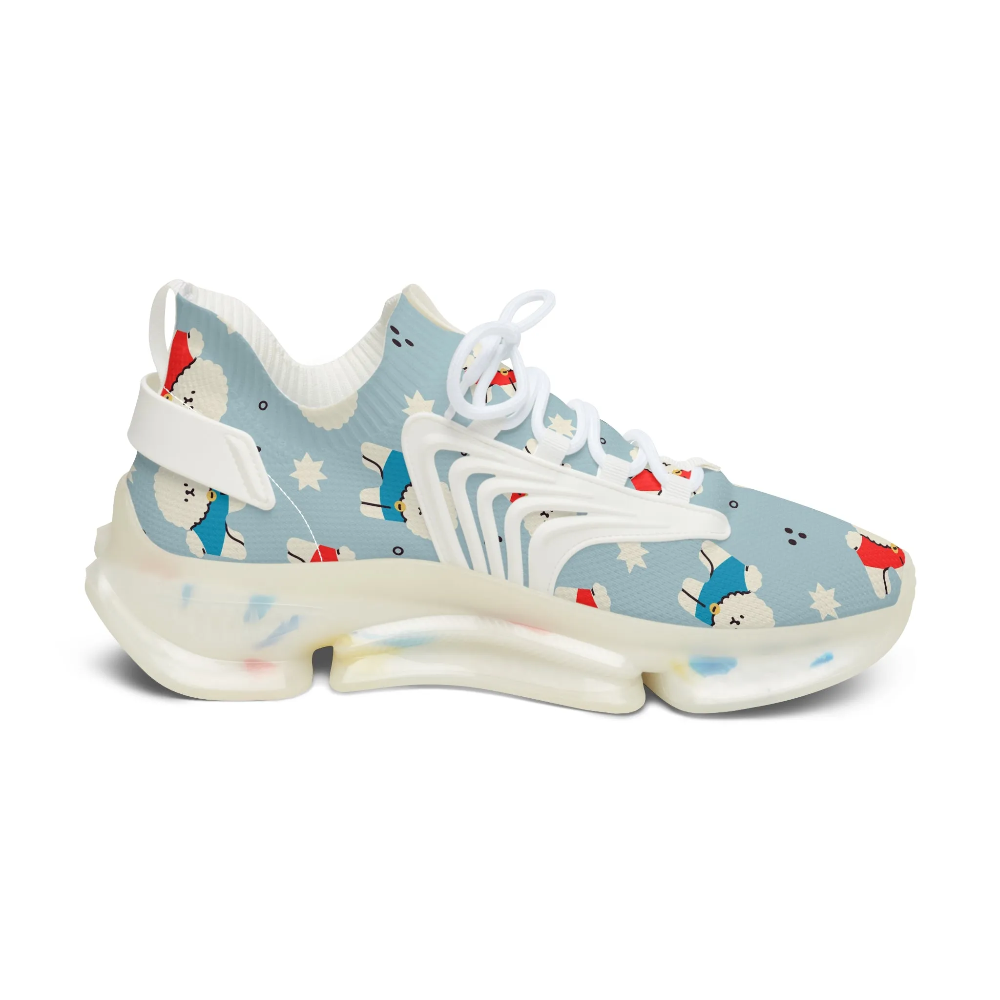 Bichon Frise Women's Mesh Sneakers