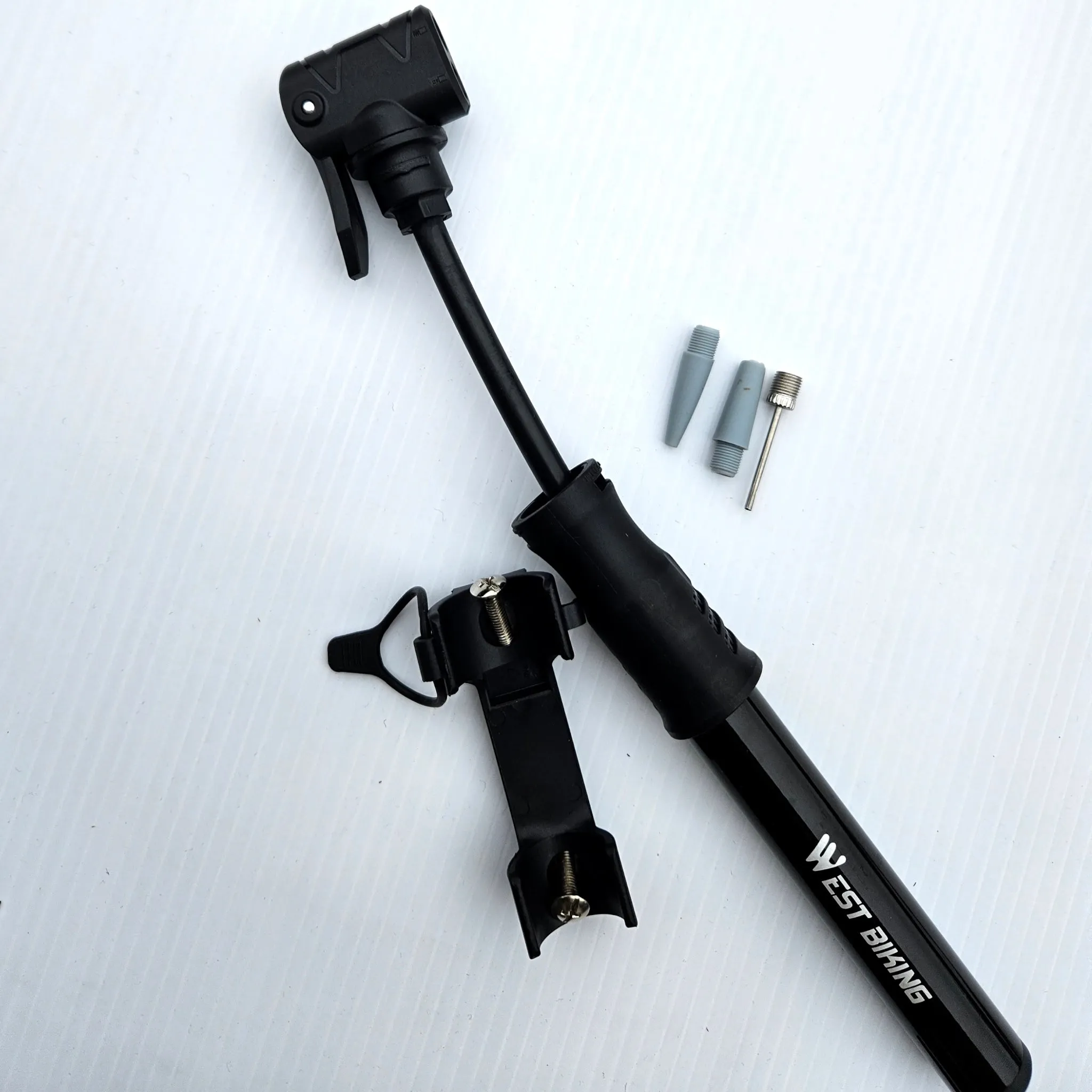 Bike Pump with frame bracket