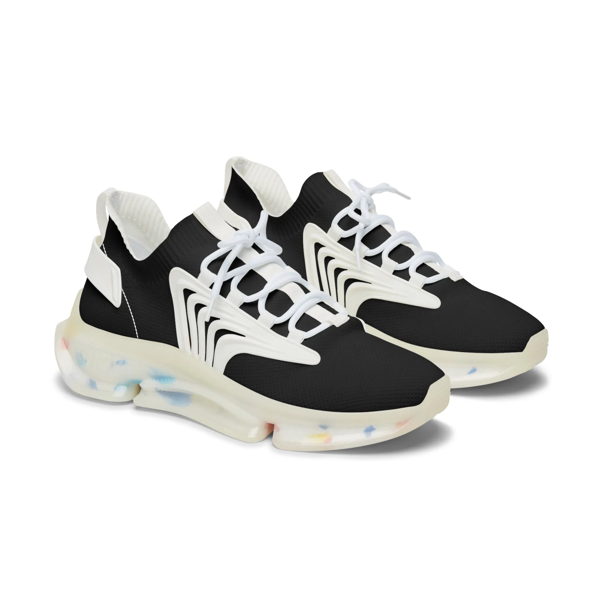 Black Women's Mesh Sneakers