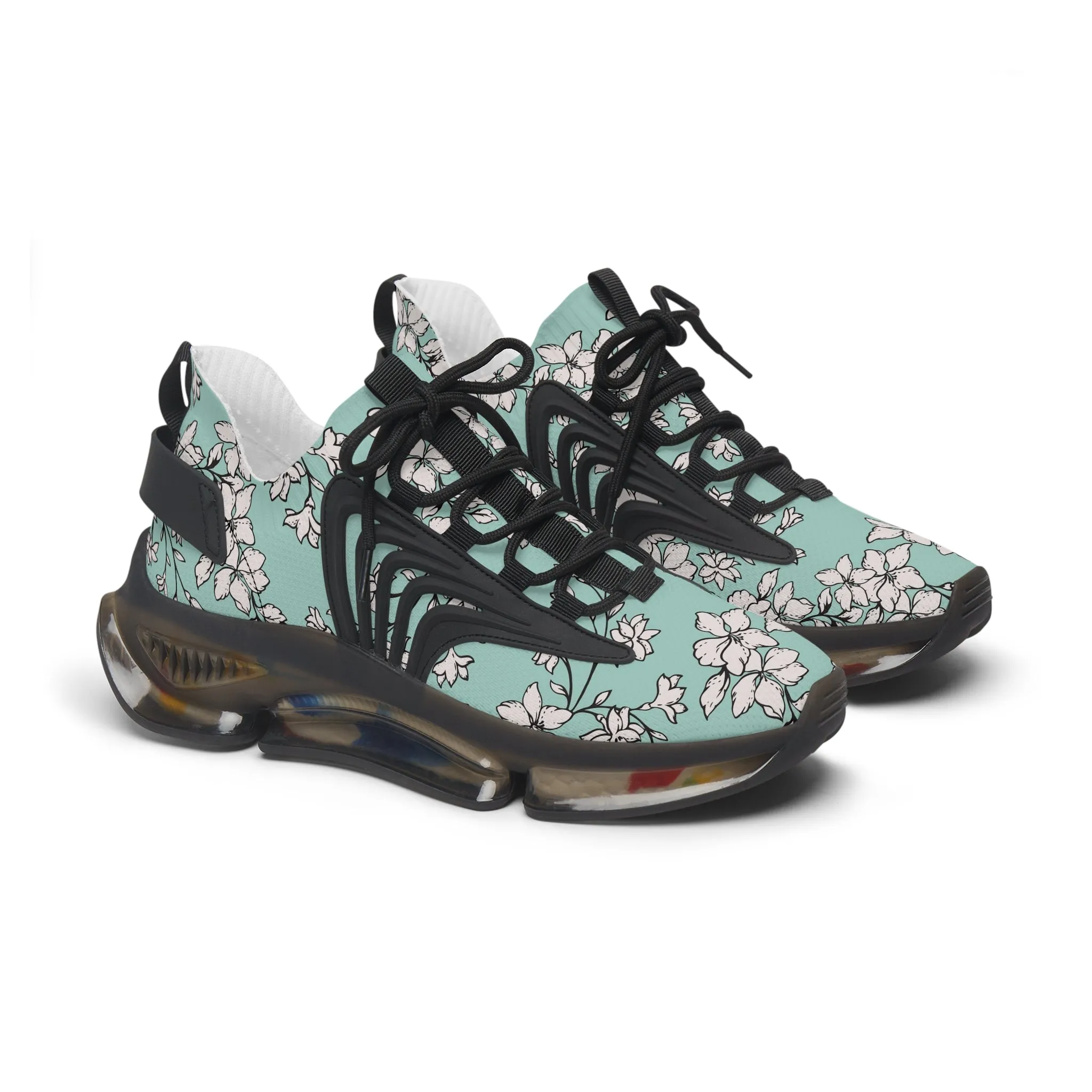 Blooming Flower Branches Women's Mesh Sneakers