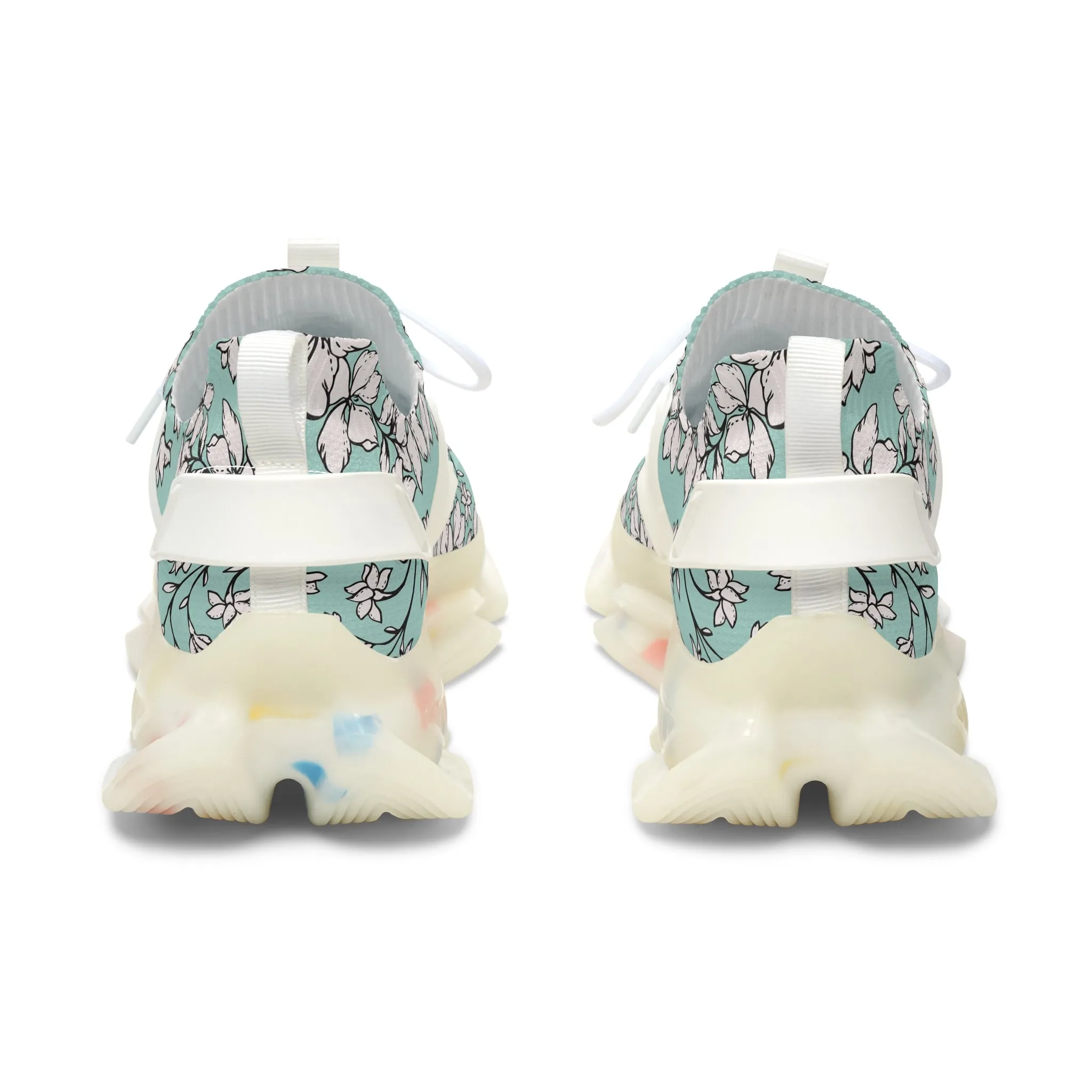 Blooming Flower Branches Women's Mesh Sneakers