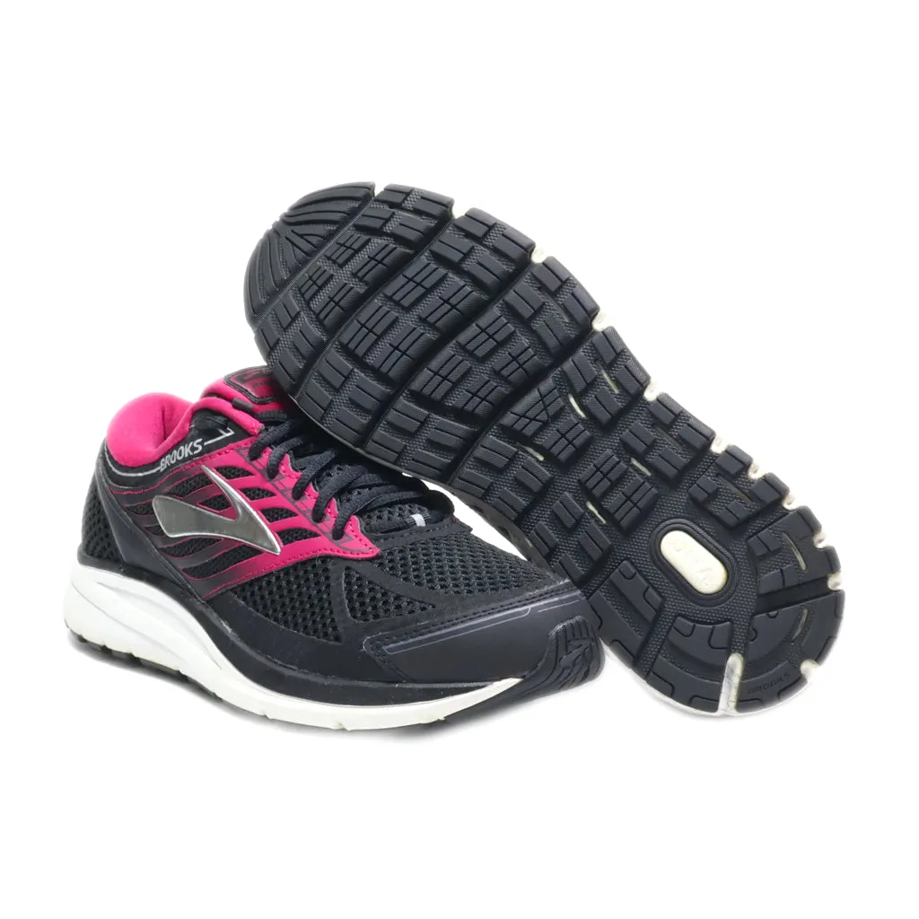 Brooks Addiction 13 Sport Shoes Fabric Black Colour For Men