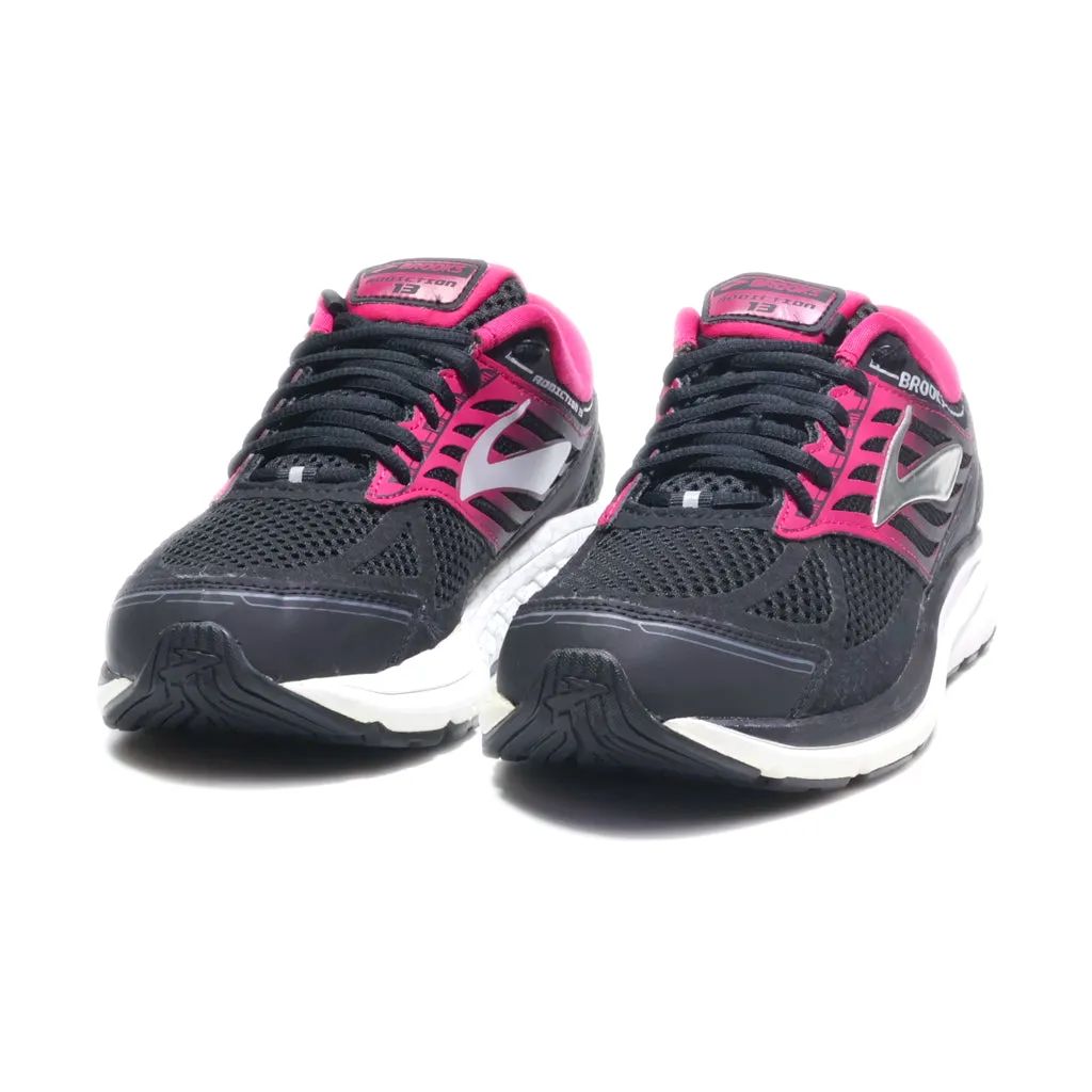 Brooks Addiction 13 Sport Shoes Fabric Black Colour For Men