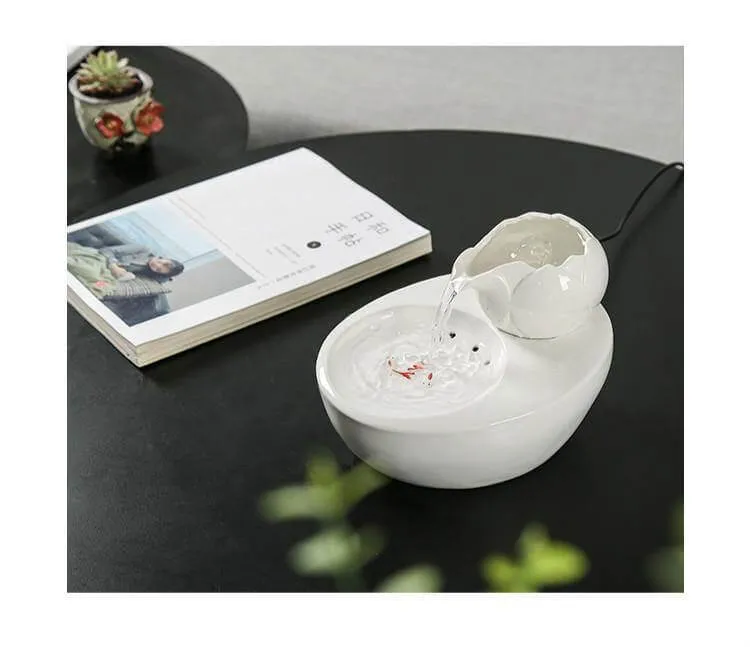 Ceramics Cat Water Dispenser