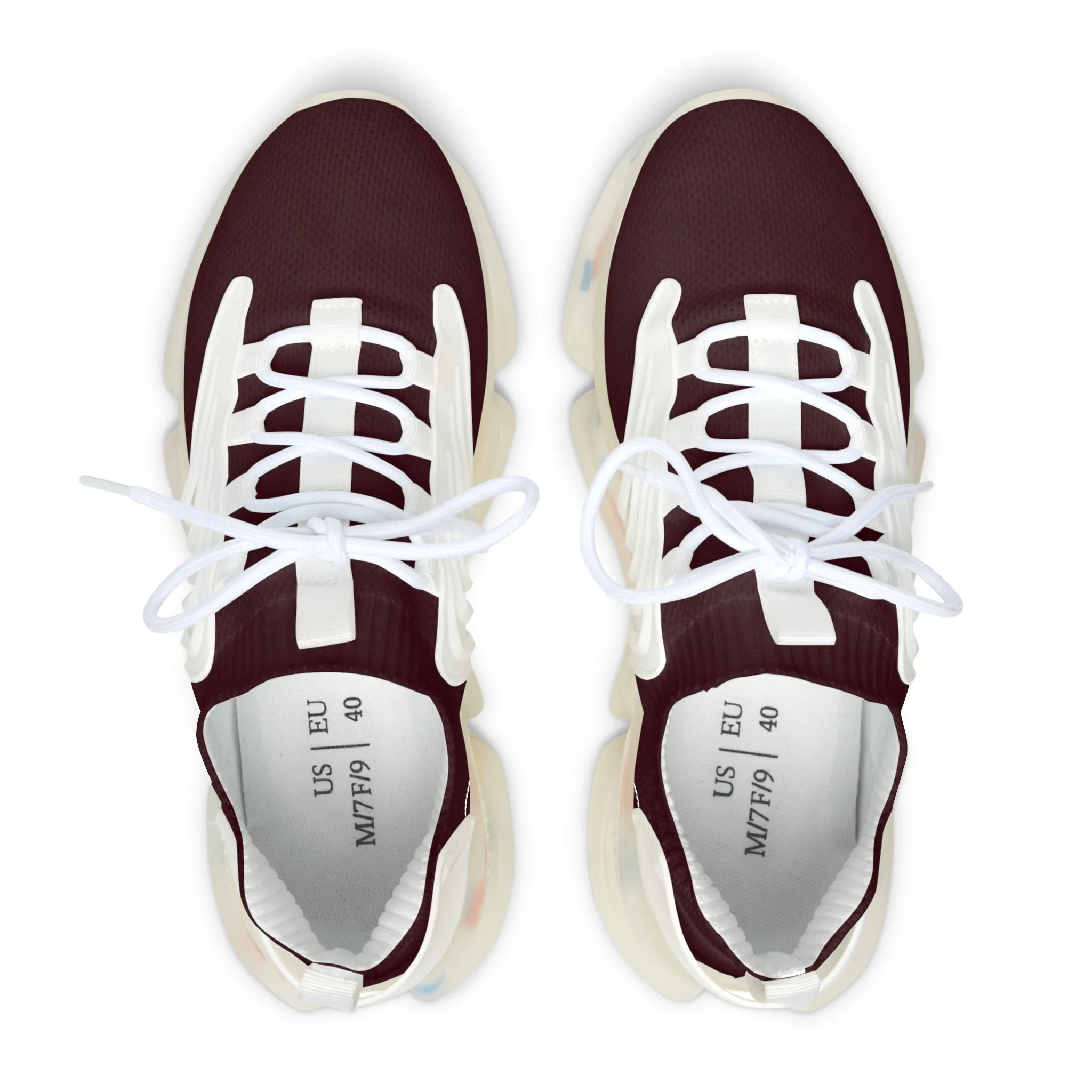 Chocolate Brown Women's Mesh Sneakers