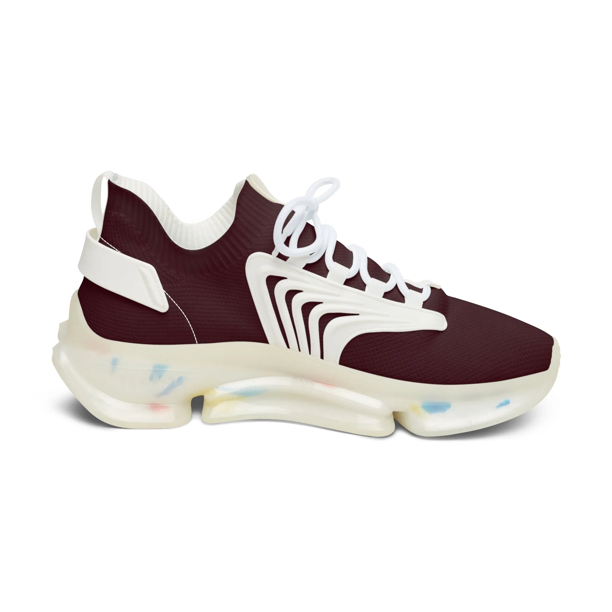 Chocolate Brown Women's Mesh Sneakers