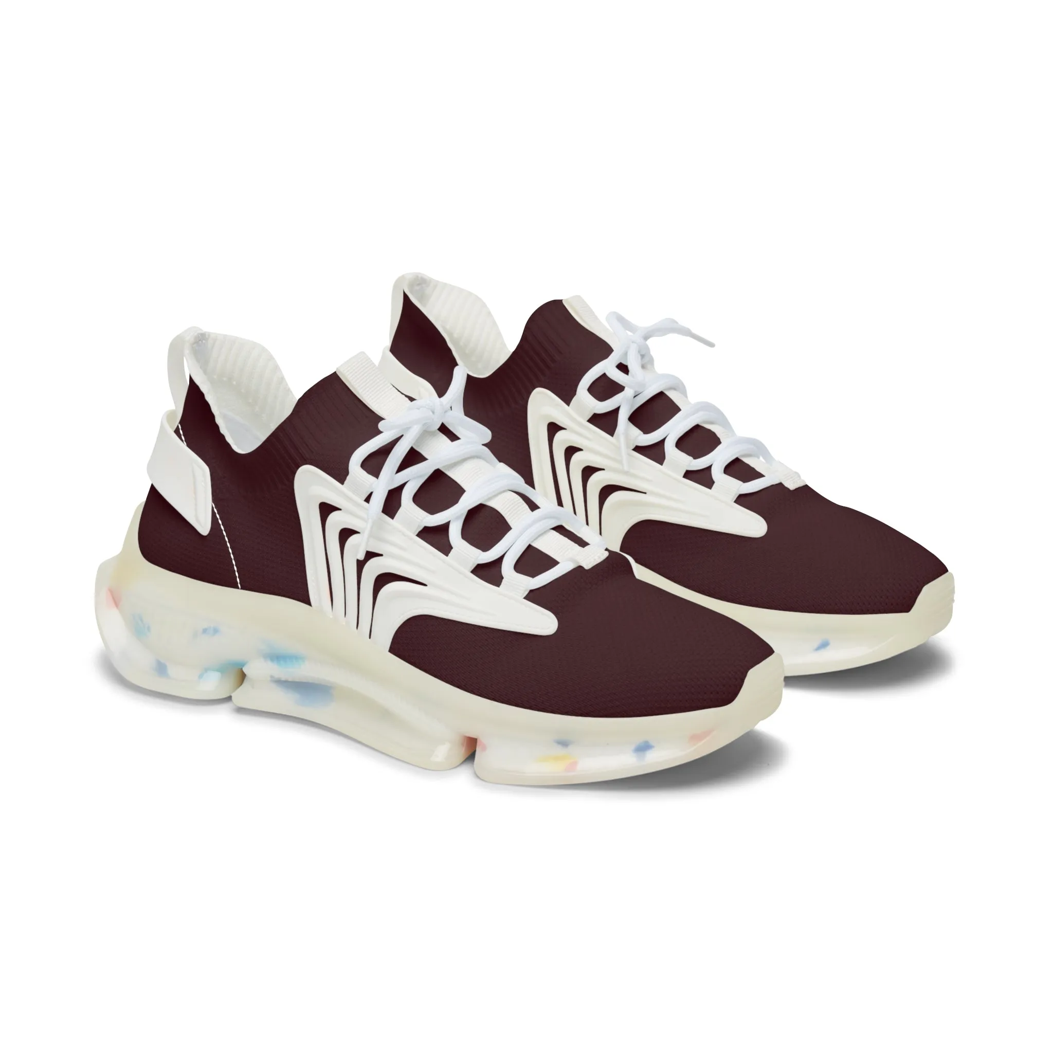 Chocolate Brown Women's Mesh Sneakers