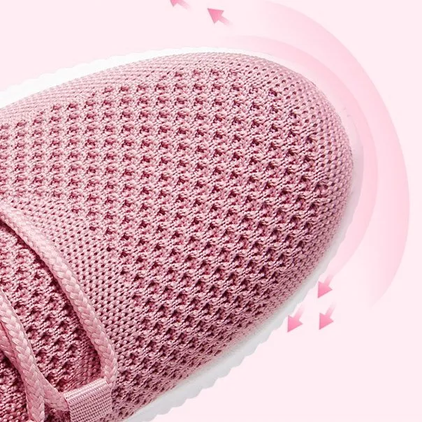 GroovyWish Women Orthopedic Shoes Comfy Elastic Mesh Round Toe Running Sneakers