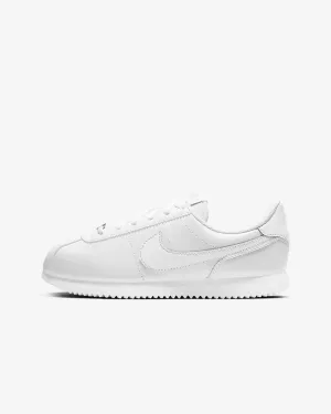 GS Nike Cortez Basic Leather "Triple White" (904764-100)