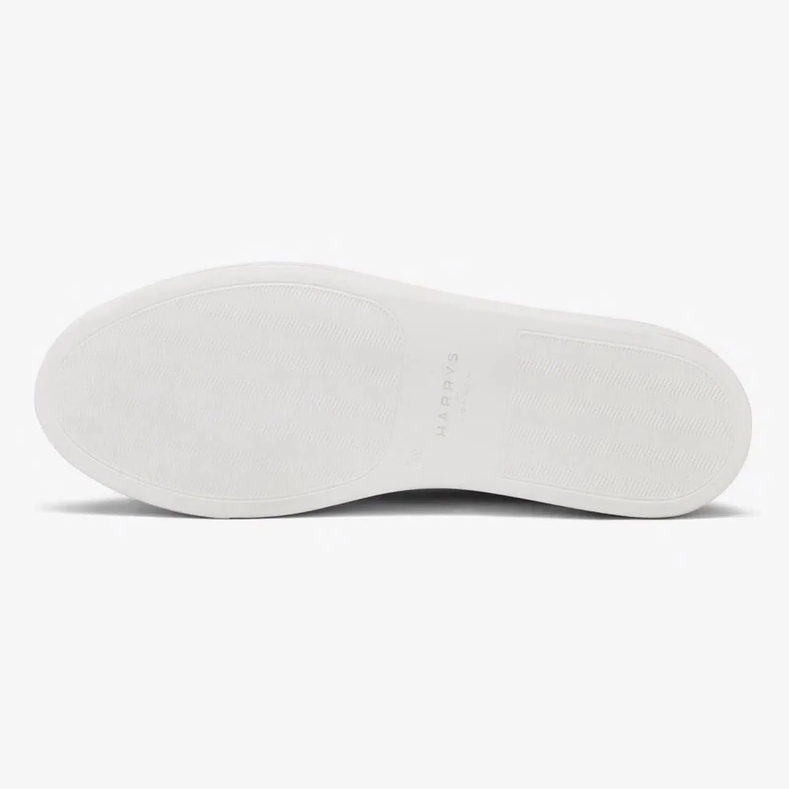 Harrys Of London Track Tech Leather Trainer White-Black