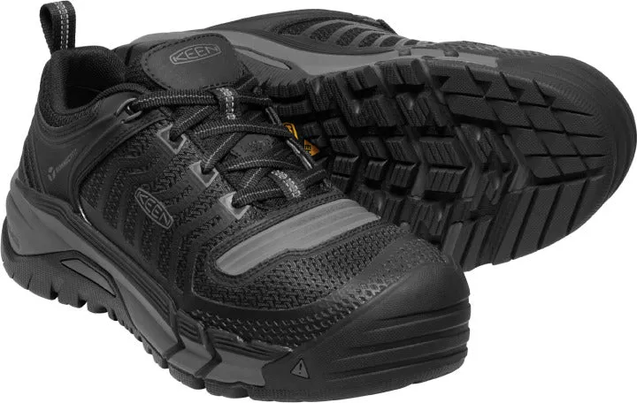 'Keen Utility' Men's Kansas City Low KBF EH WP Carbon Toe - Black / Gunmetal