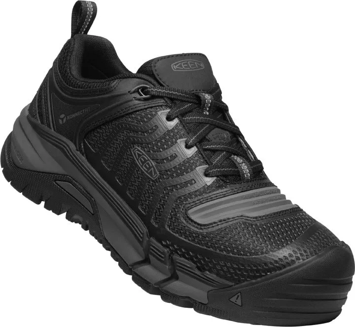 'Keen Utility' Men's Kansas City Low KBF EH WP Carbon Toe - Black / Gunmetal