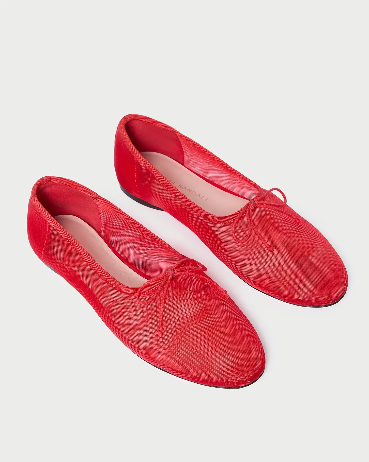 Landon Red Mesh Ballet Flat