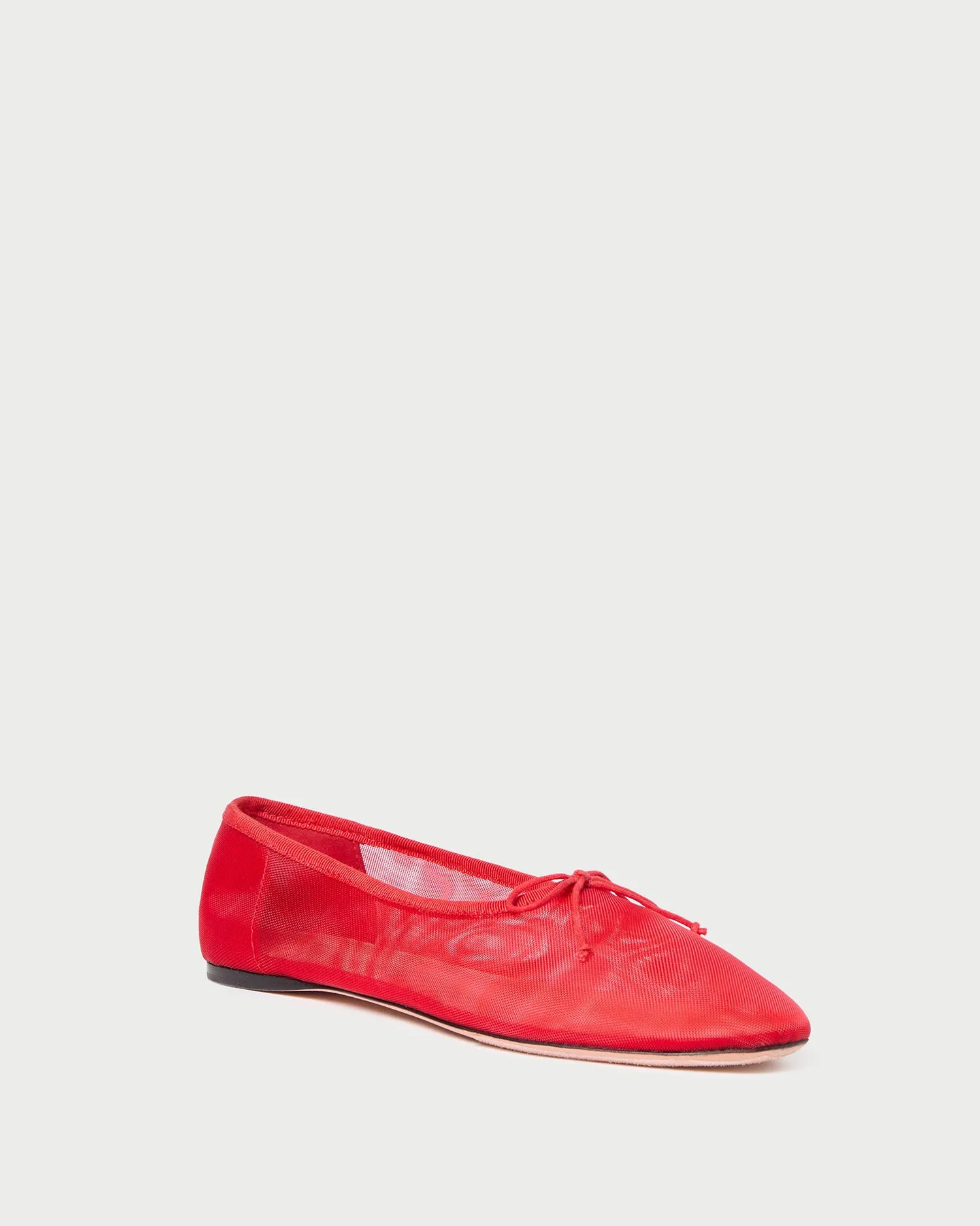Landon Red Mesh Ballet Flat