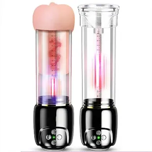 LCD Screen Negative Pressure Stretch Penis Trainer