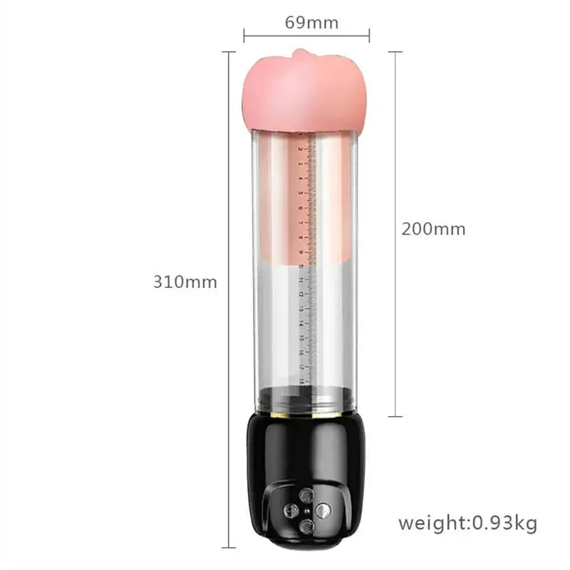LCD Screen Negative Pressure Stretch Penis Trainer