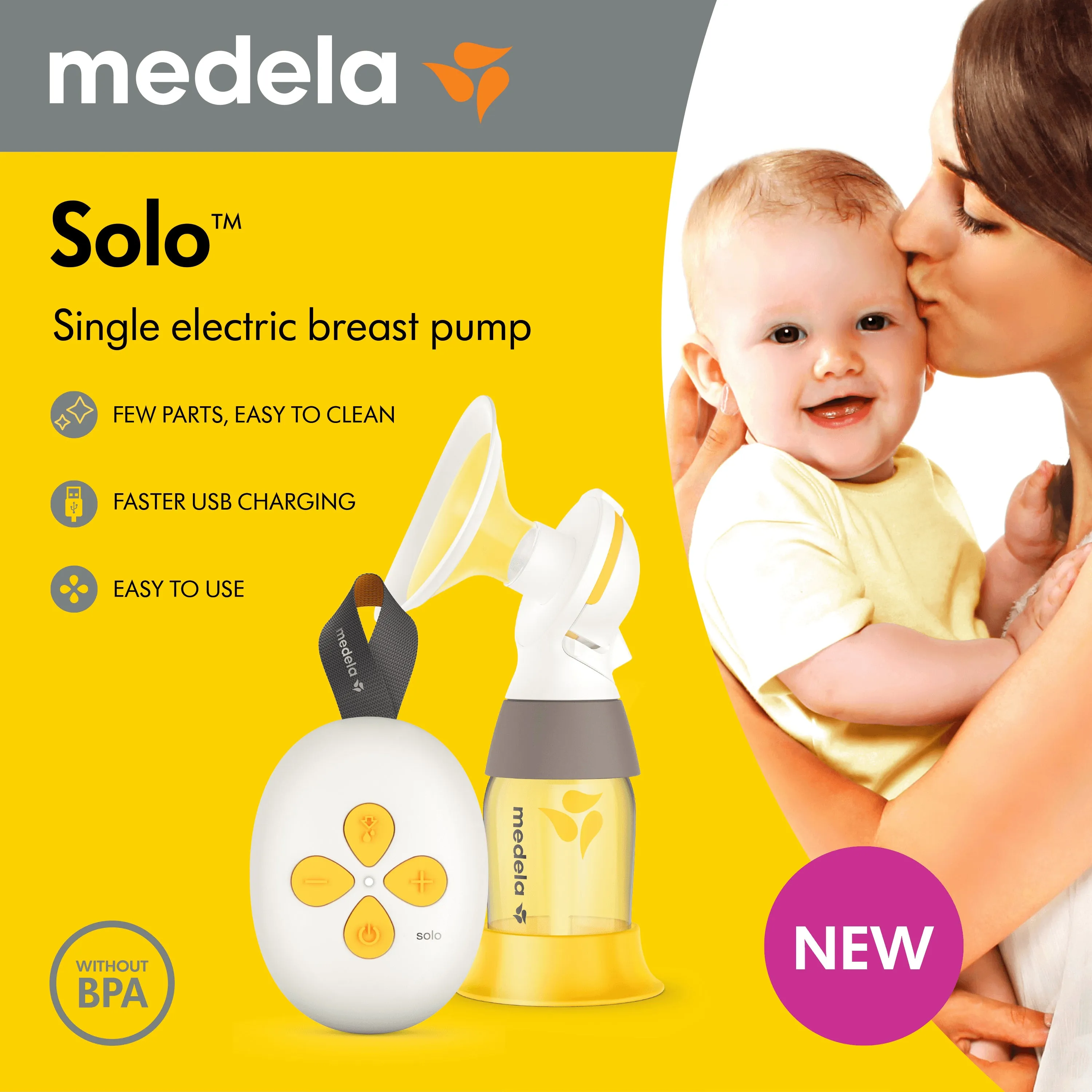 Medela Solo – Single Electric Breast Pump