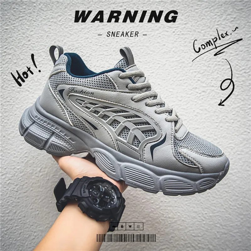 Men's Mesh Breathable Thick-Soled Sports Shoes