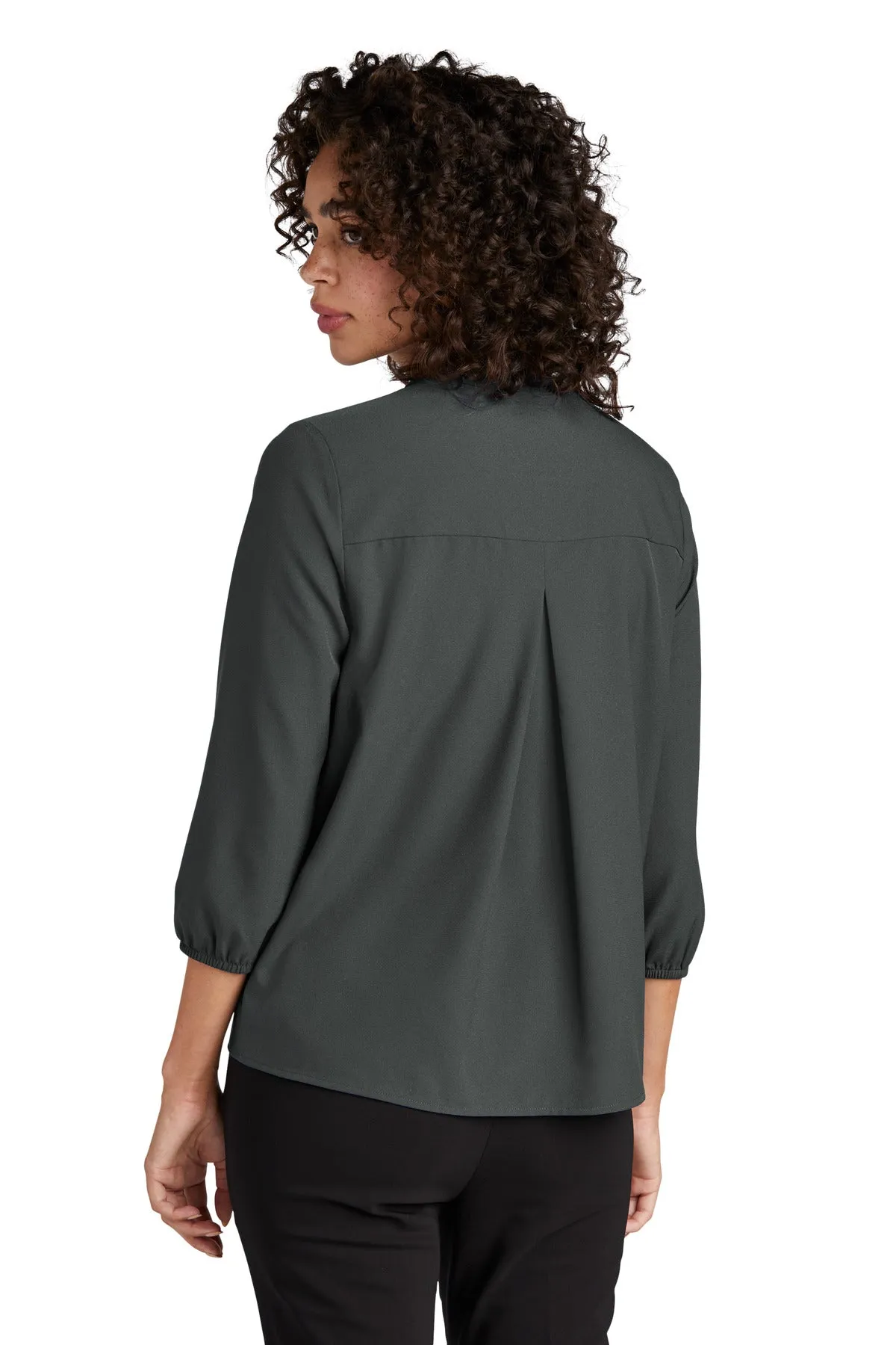 MERCER METTLE™ Women's Stretch Crepe 3/4-Sleeve Blouse MM2011