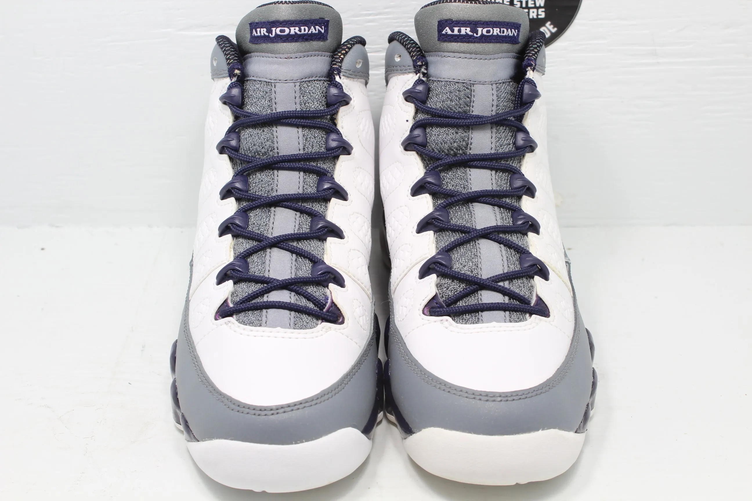 Nike Air Jordan 9 White Purple 'Imperial Purple' GS
