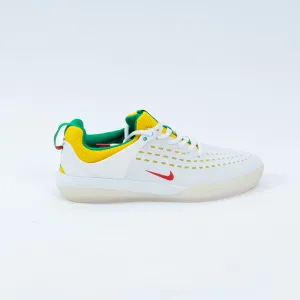 Nike SB Nyjah 3 PRM - White/Black-Tour Yellow