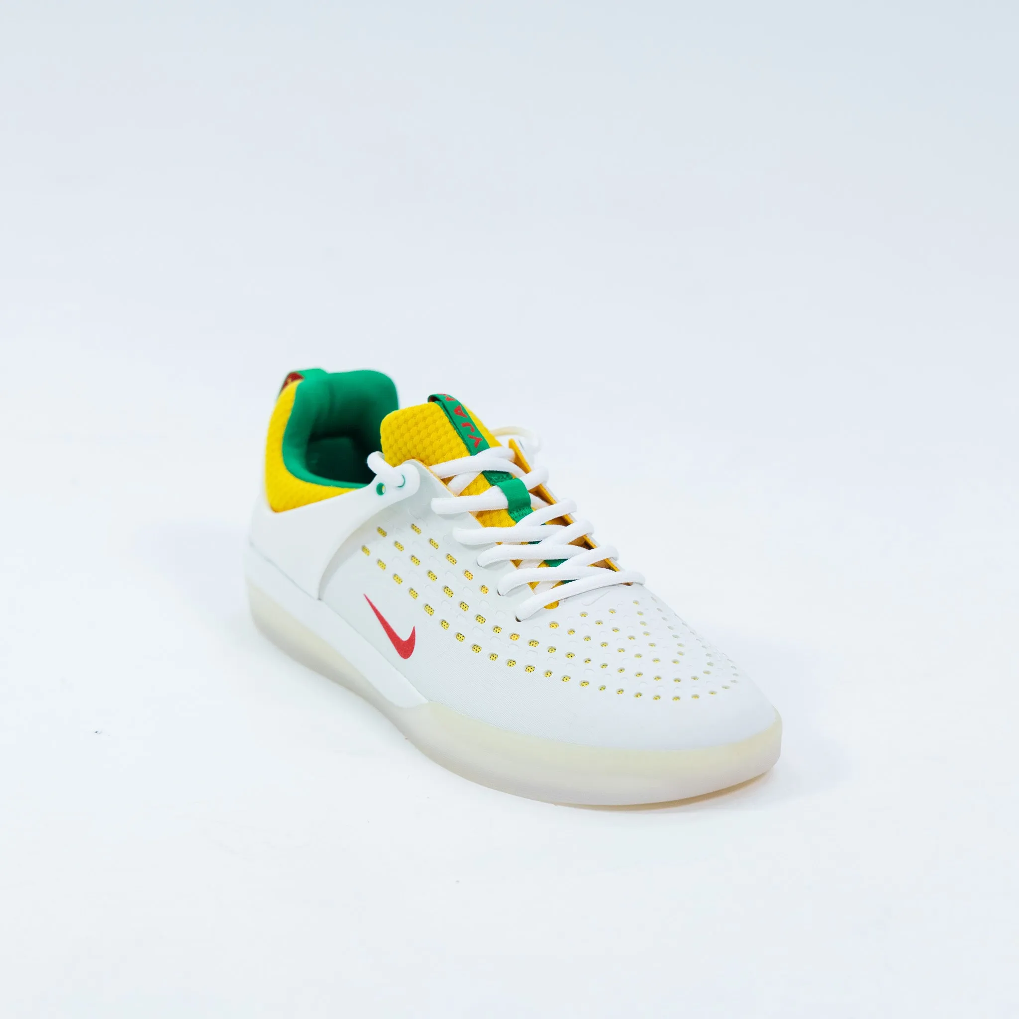 Nike SB Nyjah 3 PRM - White/Black-Tour Yellow