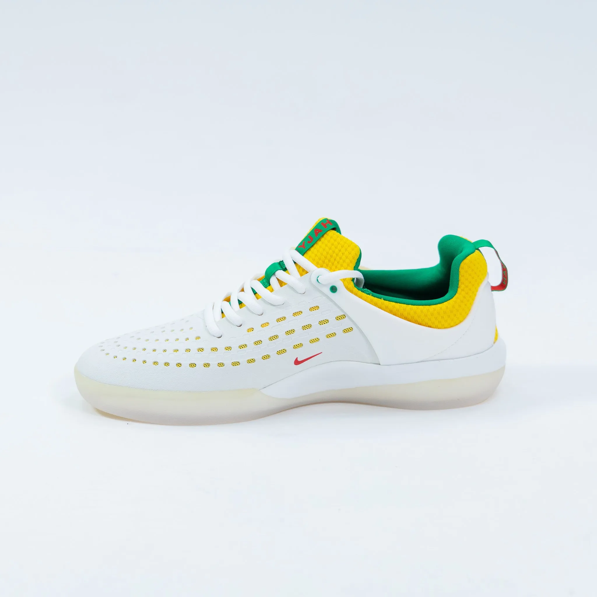 Nike SB Nyjah 3 PRM - White/Black-Tour Yellow