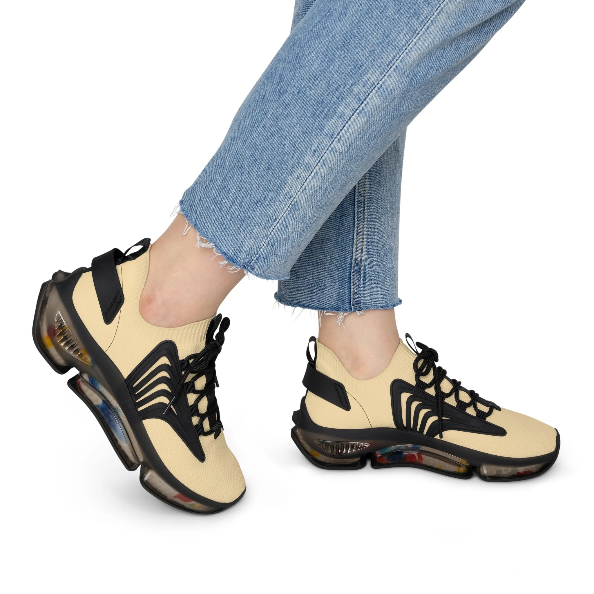Peach Women's Mesh Sneakers