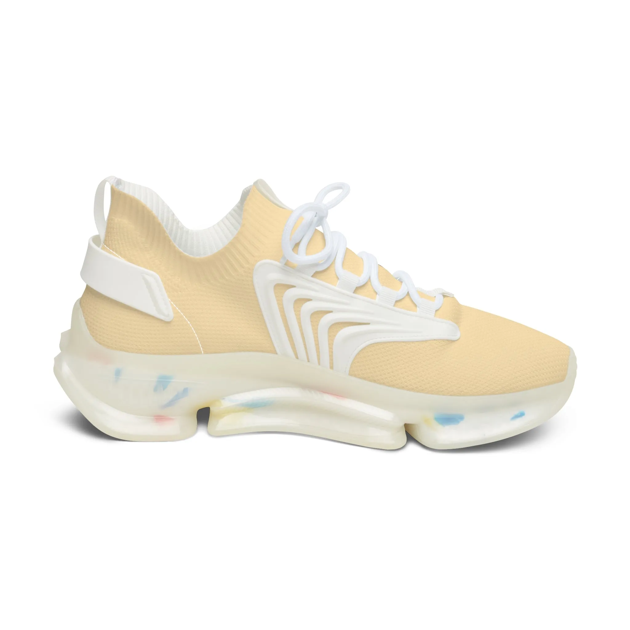 Peach Women's Mesh Sneakers