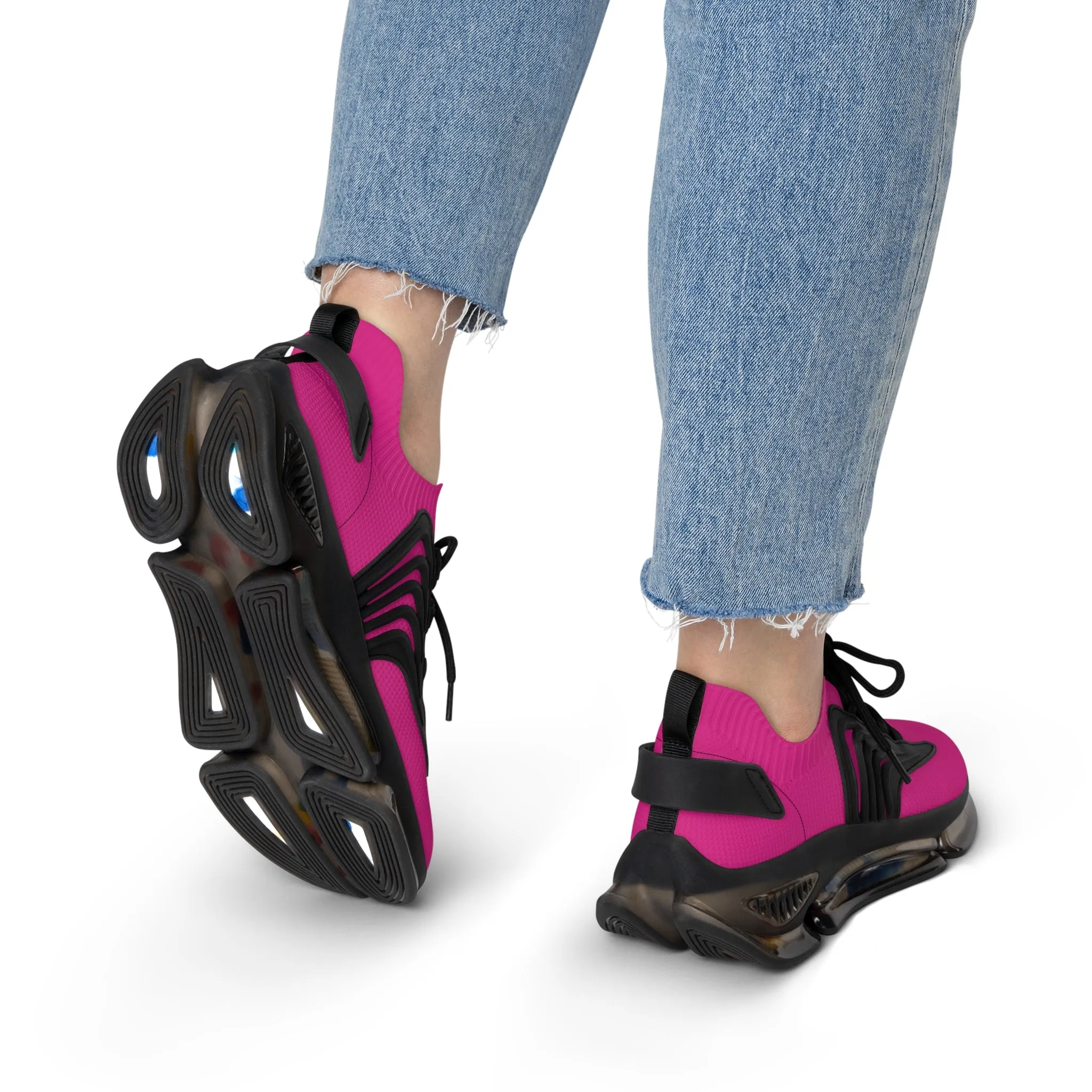 Pink Women's Mesh Sneakers
