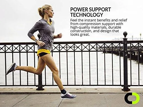 Plantar Fasciitis Socks with Arch Support for Men & Women - Best Ankle Compression Socks for Foot and Heel Pain Relief - Better Than Night Splint Brace, Orthotics, Inserts, Insoles