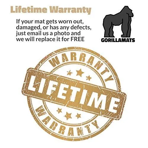 Premium Extra Large Exercise Mat - 10' x 4' x 1/4" Ultra Durable, Non-Slip, Workout Mats for Home Gym Flooring - Plyo, MMA, Cardio Mat - Use with or Without Shoes (120" Long x 48" Wide x 6mm Thick)